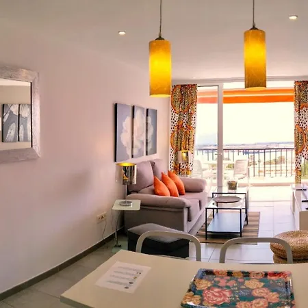 Cristianos Orange Trees Vue Panoramique Los Cristianos (Tenerife)