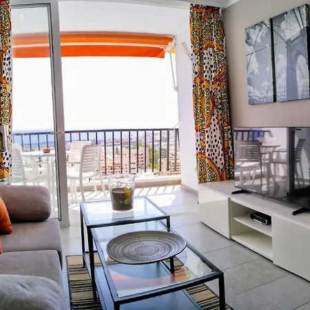 Cristianos Orange Trees Vue Panoramique Los Cristianos (Tenerife)