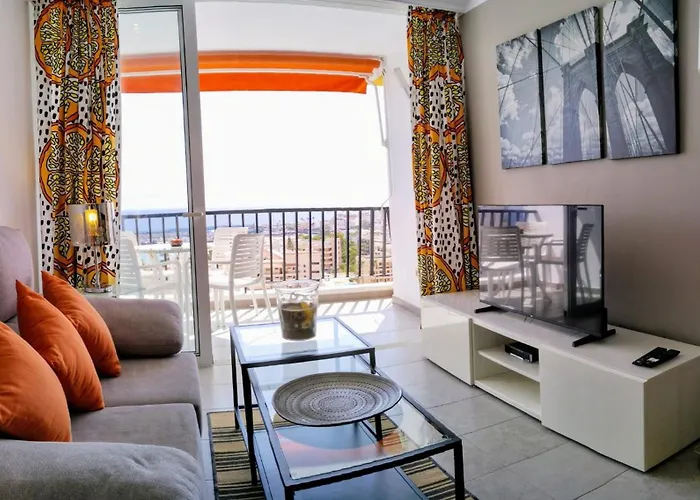 Cristianos Orange Trees Vue Panoramique Los Cristianos (Tenerife)